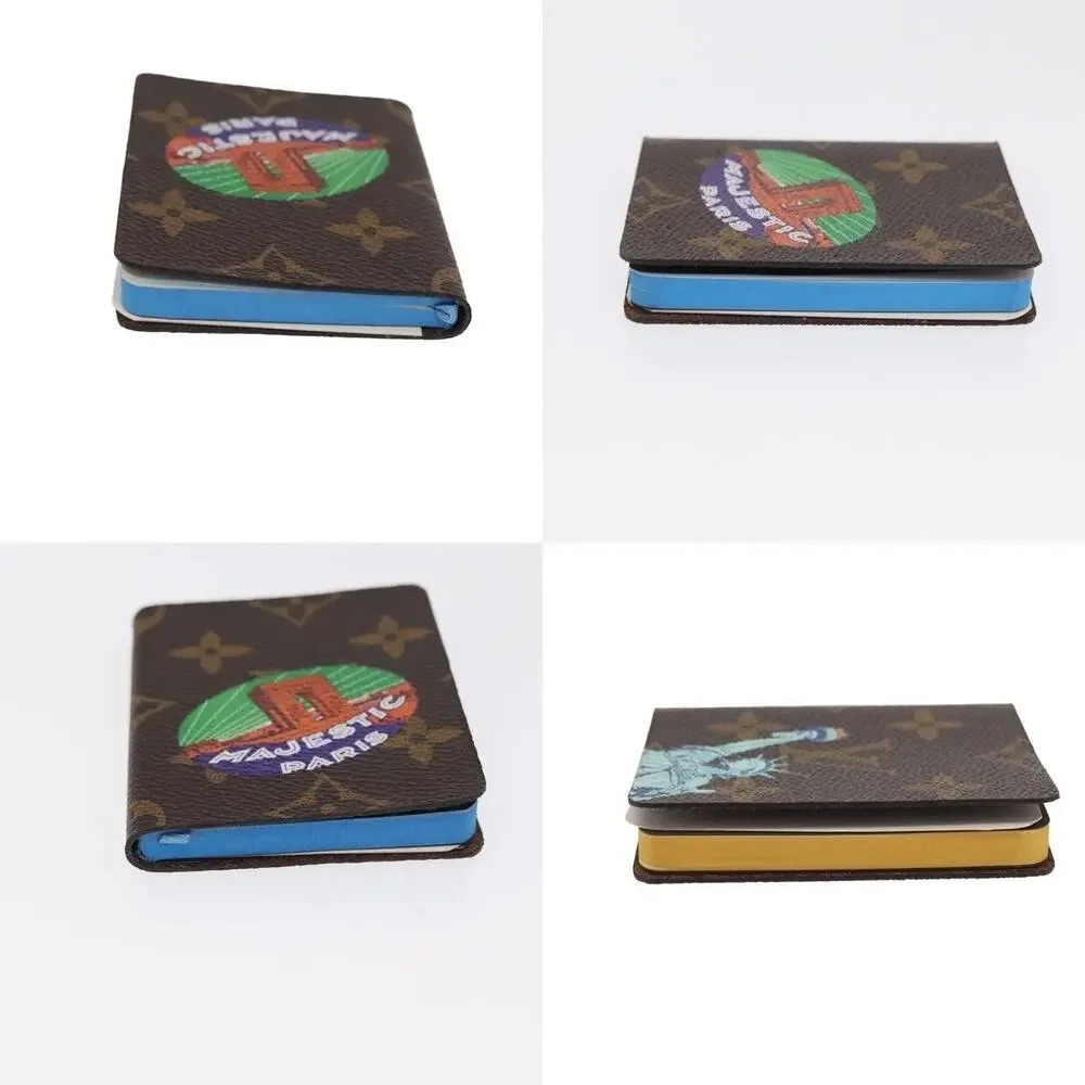 Louis Vuitton Monogram Note Mini Carnejour Planner 4 Book Set Brown